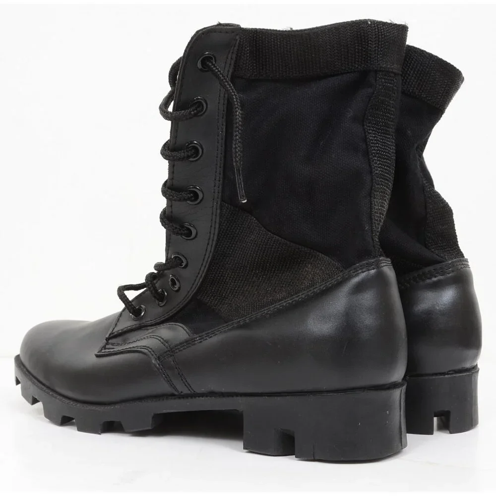 New Jungle Combat Boots Men's 12R Tactical Lace Up Military Work‎ Boots Vegan